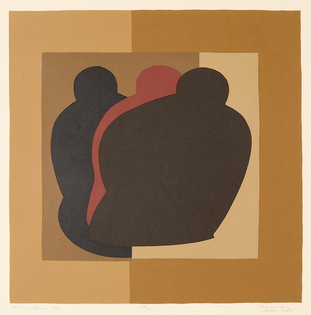 Jeno Barcsay "Harom figura (3 Figures) Print (1 of 6)