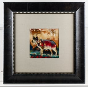John and Elli Milan Wolf Mixed Media