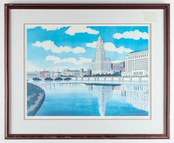 Leland S. McClelland "Columbus ca. 1930s" Print