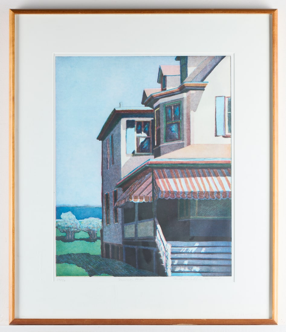 Carole Sue Lebbin "Summer Porch" Print S/N (1 of 4)