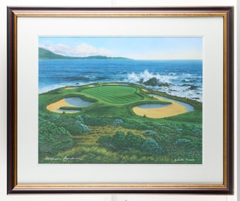 Pebble Beach Golf Course AP Print