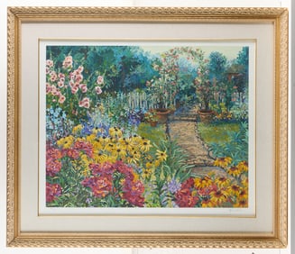 John Powell "Cobblestone Arbor" Print
