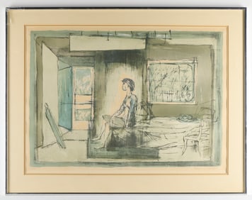 Benton Murdoch Spruance "Garden Door" Lithograph