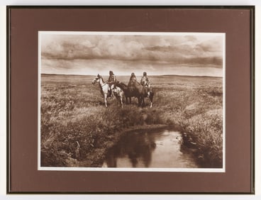 Edward Curtis Three Chiefs Print 1978