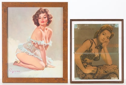 2 Vintage Pin-Up Artworks