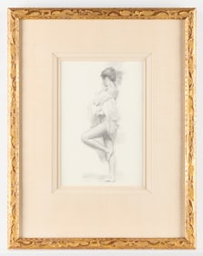 2 William Whitaker Drawings "Daphne" & "Bare Back"