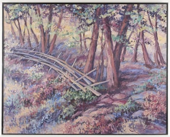 Large Abbie Bahnemann "Shadows of the Past" Oil Painting
