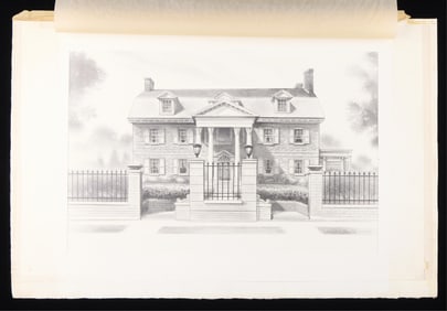 Mary Grand Pre Pencil Drawing of Home