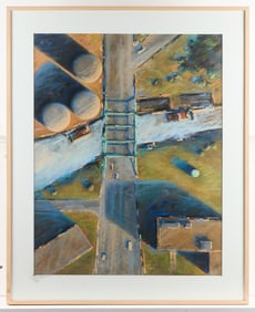 Chris Nissen Pastel Aerial Landscape