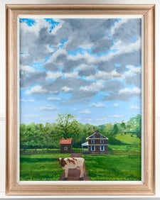 Joseph Sweeney "Boone's Farm" O/C Painting