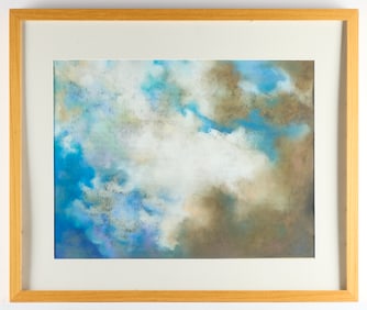 Pastel Drawing of Clouds