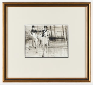 Todd White Painting of Men on Horses