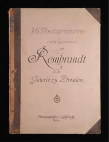 16 Rembrandt Photogravures Portfolio
