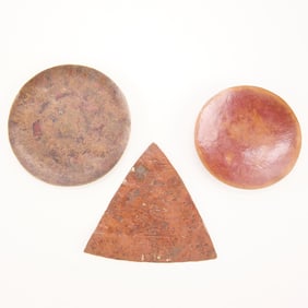 Group of 3 Tibetan Copper Carvings
