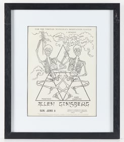 Alan Ginsberg Benefit for Tibetan Nyingmapa Meditation Center Poster