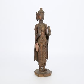 Thai Bronze Buddha