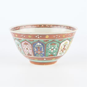 Thai Benjarong Porcelain Bowl