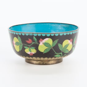 Antique Chinese Cloisonne Bowl