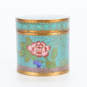 Antique Chinese Cloisonne Box