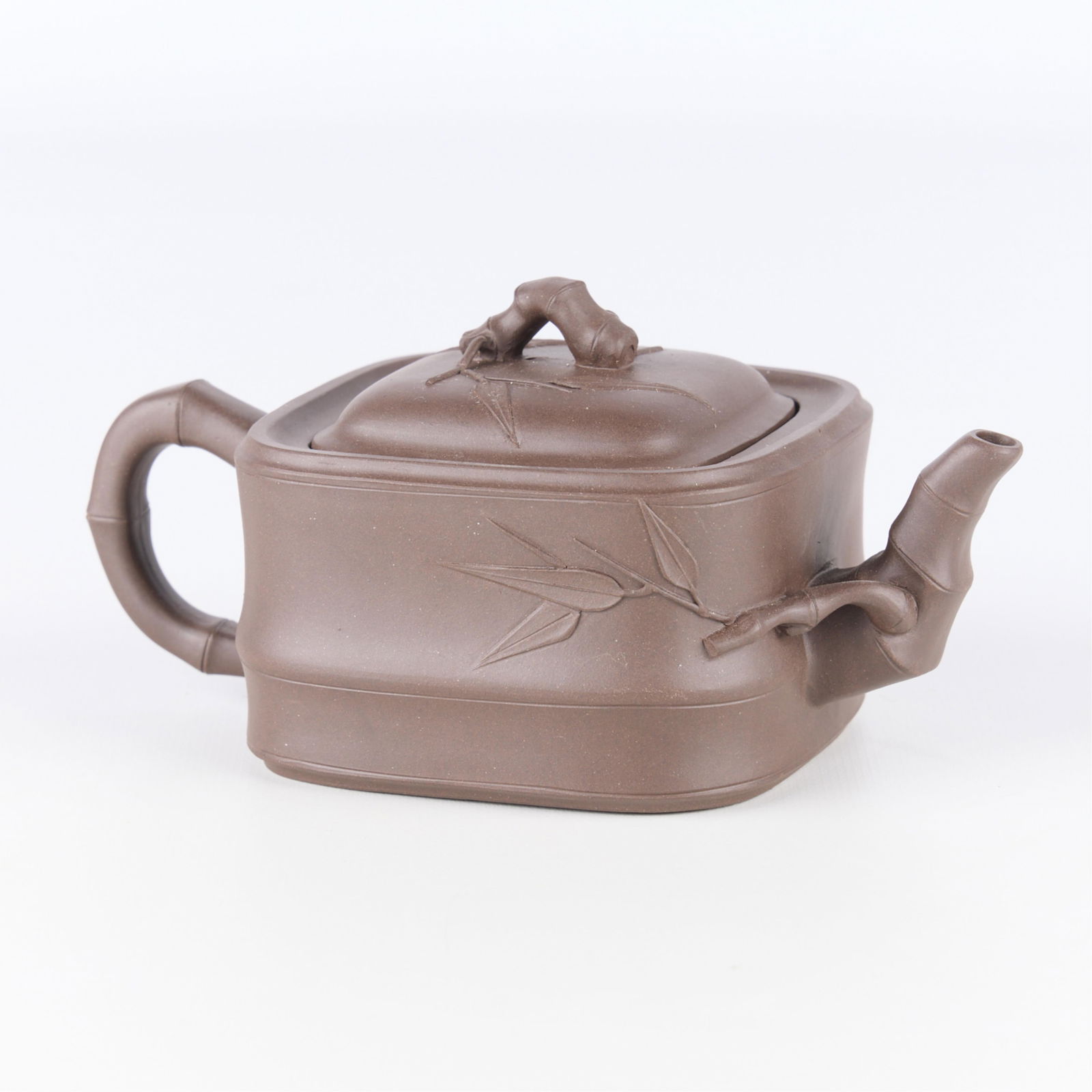 Chinese Yixing Bamboo Ceramic Teapot (1 of 6)