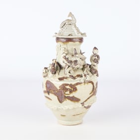 Chinese Qingbai Funerary Jar
