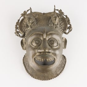 Benin Bronze Mask