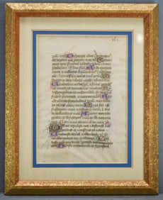 Small Illuminated Manuscript Page