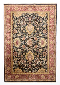 Hand Woven Persian Style Large Area Rug 9'x6'