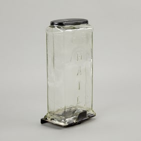 Depression Era Visible Glass Mailbox