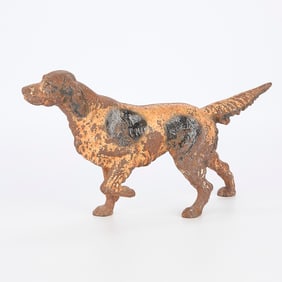 Cast Iron Dog Doorstop Figure
