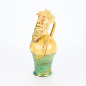 Majolica Pottery Figural Jug
