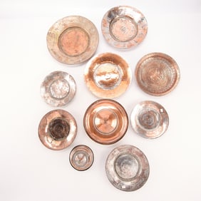 10 Pcs Assorted Metal Plates