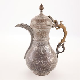 Brass Coffee Pot with Handle