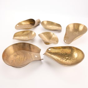 7 Brass Scoops/Scales