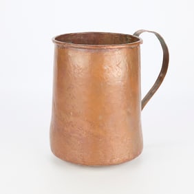 Large Antique Copper Pot Vessel
