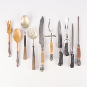 Grp Vintage Kitchen Tools & Knives