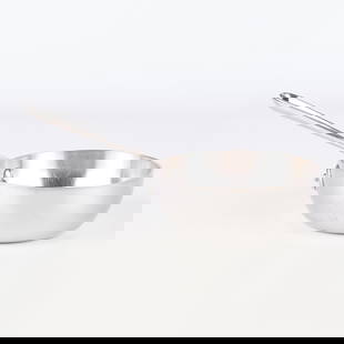 All-Clad Stainless Steel Sauce Pot: All-Clad Stainless Steel Sauce PotPOT: 2 1/2"H x 13"W x 7"D.
