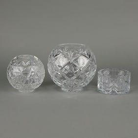 3 Waterford Crystal Bowls