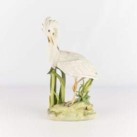 Cybis Porcelain Great White Heron Sculpture