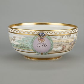 Royal Copenhagen Commemorative Bicentennial Punch Bowl