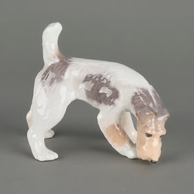 Royal Copenhagen 3020 Wire-Haired Terrier Dog Figurine