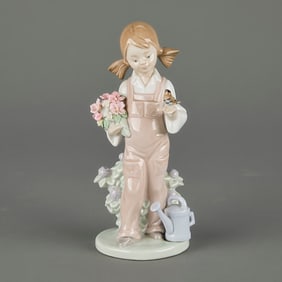 Lladro "Spring Girl" Porcelain Figurine