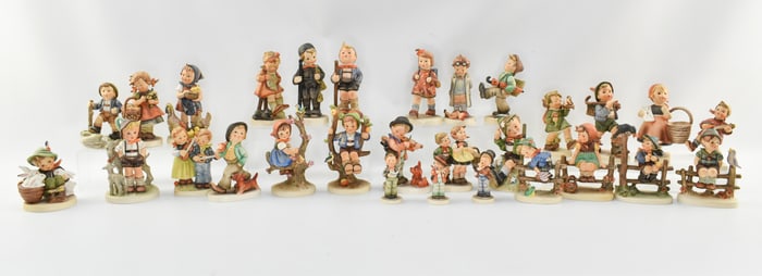 Large Group Goebel Hummel Figurines