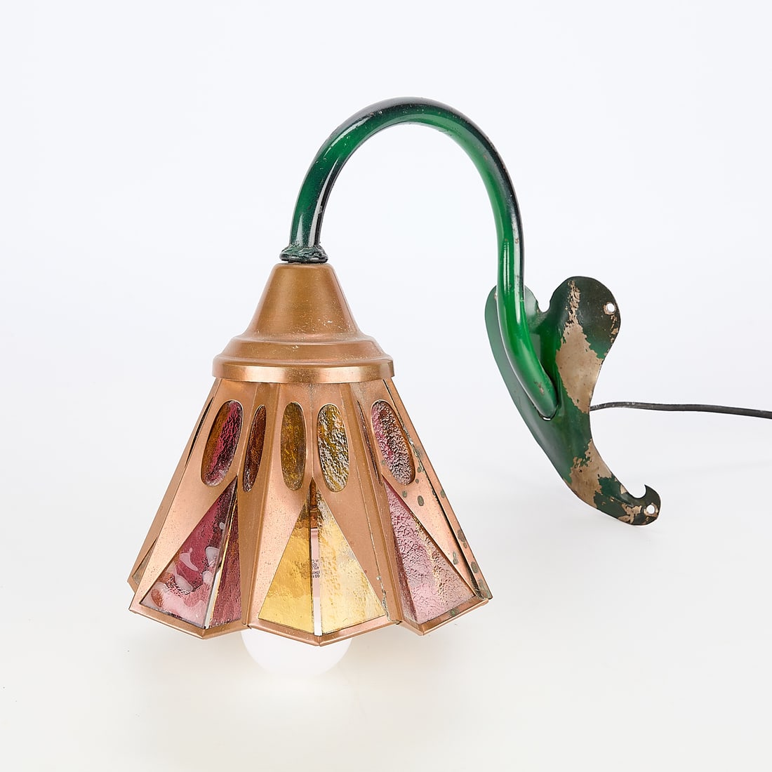 Vintage Art Deco Wall Sconce Lantern Lamp (1 of 5)