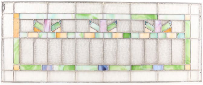Arts & Crafts Stained Glass Window