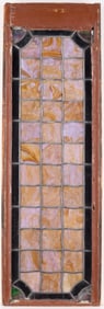 American Arts & Crafts Stained Glass Window