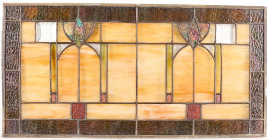 Arts & Crafts Stained Glass Window