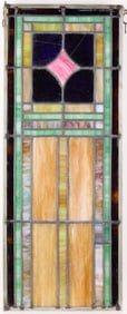 Arts & Crafts Stained Glass Window