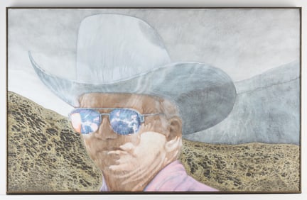 Allan Tubach "Cowboy" A/B Painting