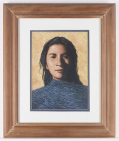 Efren Gonzalez Oil Pastel Drawing of a Young Child